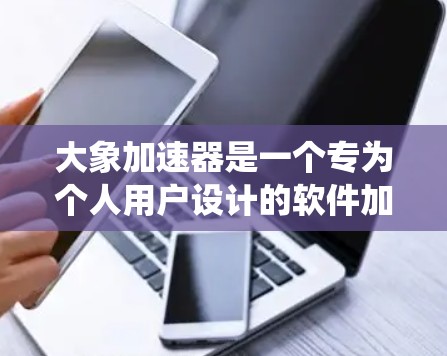 大象加速器是一个专为个人用户设计的软件加速器，可以帮助你提升电脑的性能和运行速度。大象加速器通过优化系统资源分配、减少后台进程消耗、优化应用运行等方式，显著提升电脑的性能和速度
