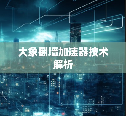 大象翻墙加速器技术解析