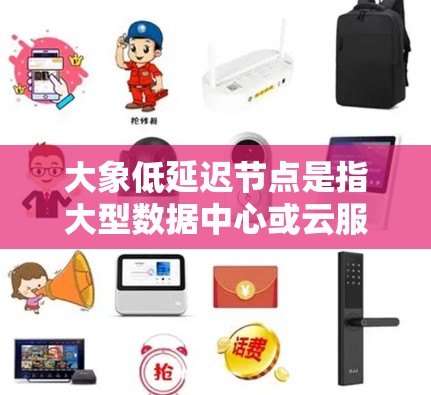 大象低延迟节点是指大型数据中心或云服务提供商中，为特定任务提供延迟极低的计算资源，主要用于需要快速响应和高效处理的场景。以下是对其的详细分析