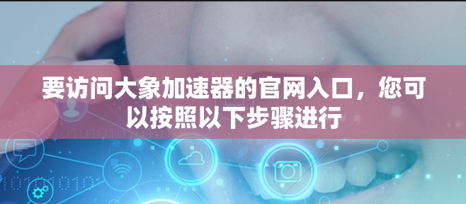 要访问大象加速器的官网入口，您可以按照以下步骤进行