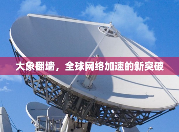 大象翻墙，全球网络加速的新突破
