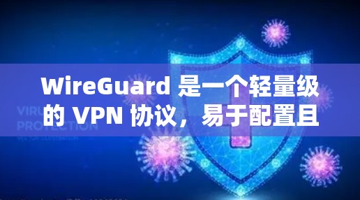 WireGuard 是一个轻量级的 VPN 协议，易于配置且性能优异。以下是 WireGuard 的配置教程，假设你已经安装了 WireGuard
