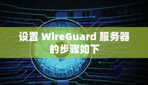 设置 WireGuard 服务器的步骤如下