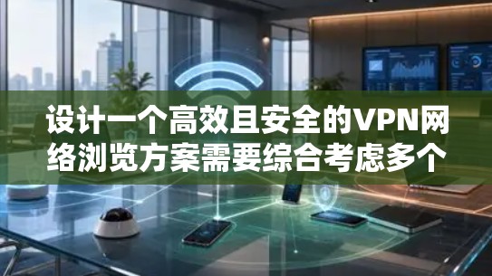 设计一个高效且安全的VPN网络浏览方案需要综合考虑多个方面，确保既能保护数据安全，又能提供便捷的用户体验。以下是一个详细的方案设计