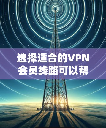 选择适合的VPN会员线路可以帮助用户更好地保障网络安全和隐私。以下是根据用户需求推荐VPN会员的分步指南
