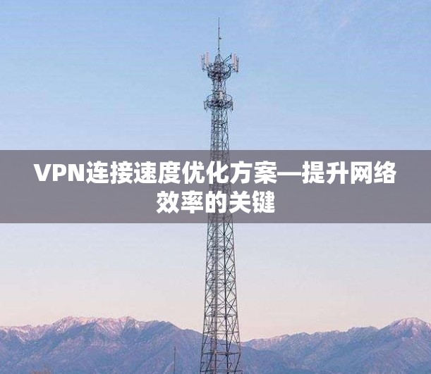VPN连接速度优化方案—提升网络效率的关键