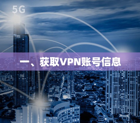 一、获取VPN账号信息