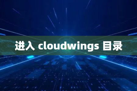 进入 cloudwings 目录