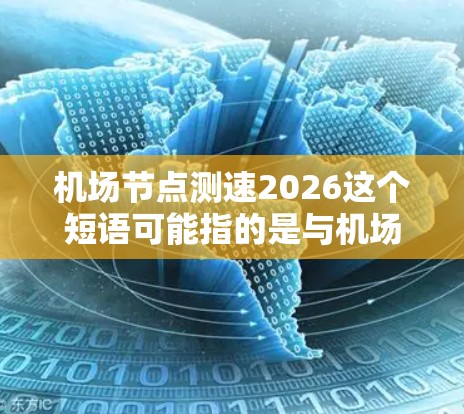 机场节点测速2026这个短语可能指的是与机场网络或通信节点相关的测速项目或预测，具体含义可能取决于上下文。以下是一些可能的解释和相关信息