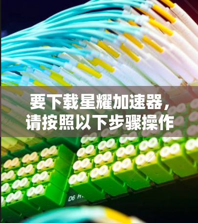 要下载星耀加速器，请按照以下步骤操作