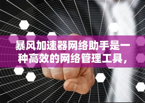 暴风加速器网络助手是一种高效的网络管理工具，旨在通过先进的技术手段优化网络资源，提升性能。以下是对其的详细分析