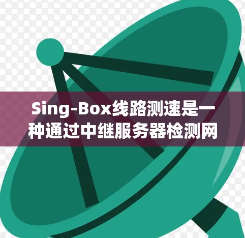 Sing-Box线路测速是一种通过中继服务器检测网络连接速度的方法，适用于复杂网络环境下的精确测量。以下是对该方法的详细分析和总结